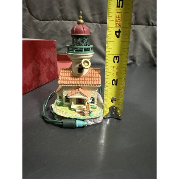 Vintage Lighthouse Greetings 1998 Hallmark Keepsake Christmas Ornament In Box - Picture 11 of 16